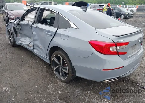 2021 Honda Accord Sport from USA, damaged, VIN 1HGCV1F38MA099805